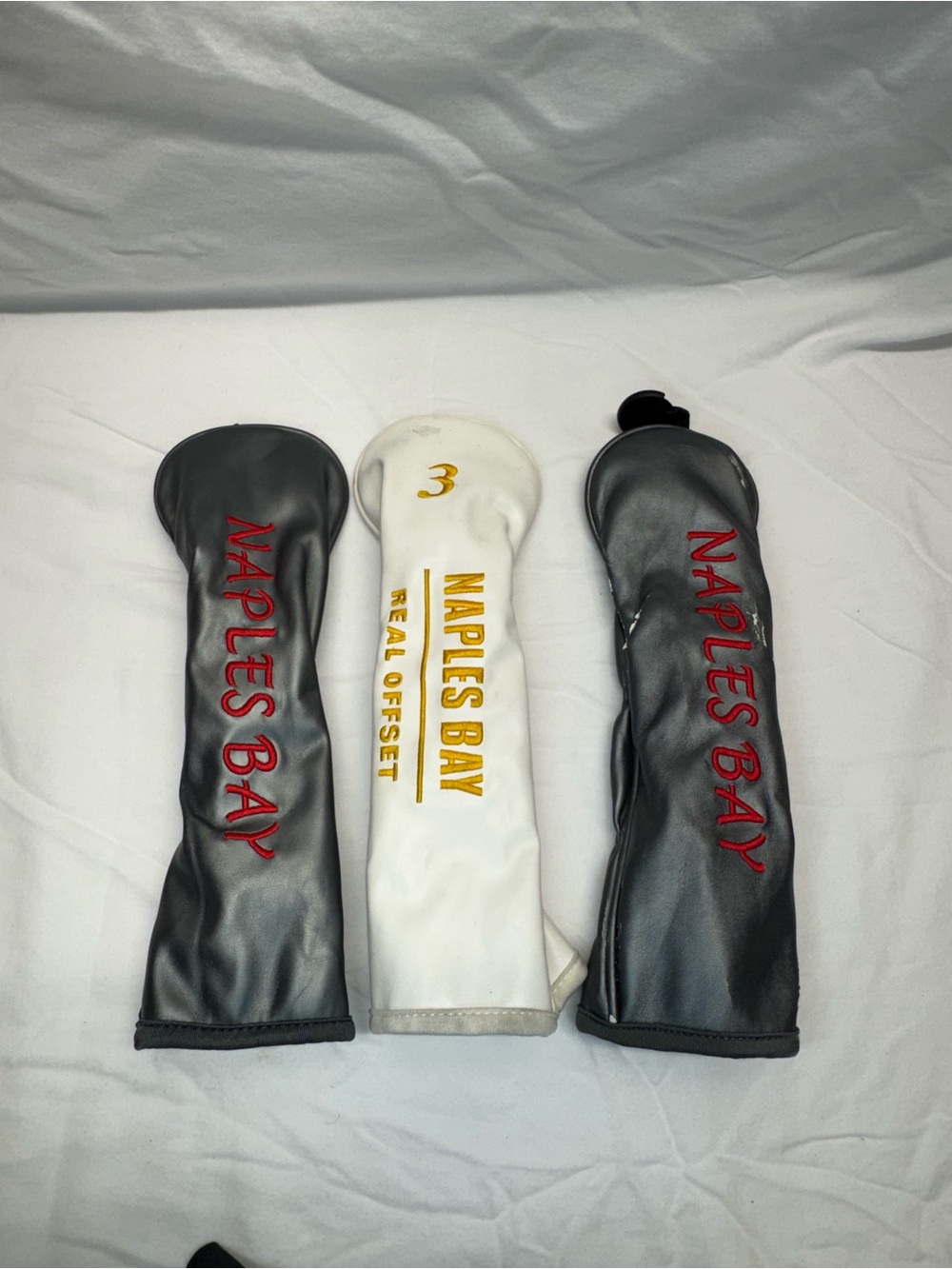 Men’s Golf Headcover Set - Black & White